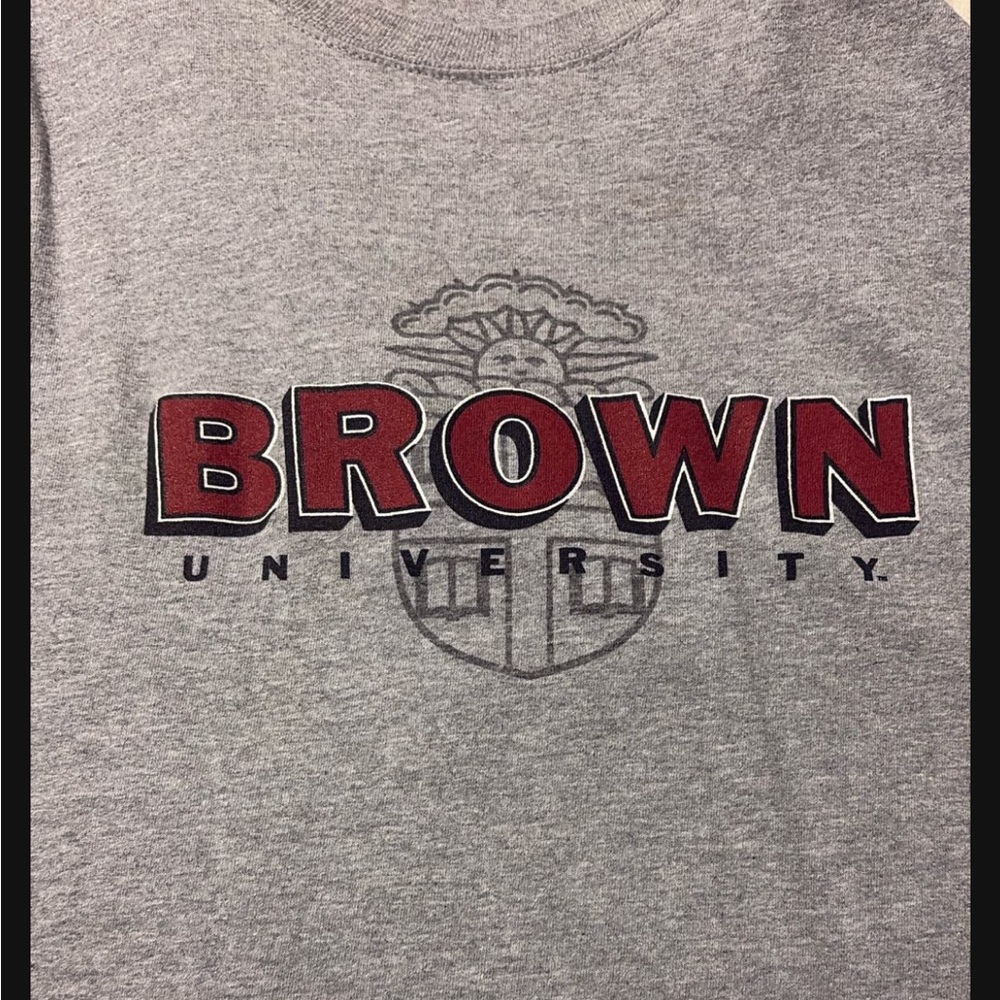 Champion Gray Brown University Tee